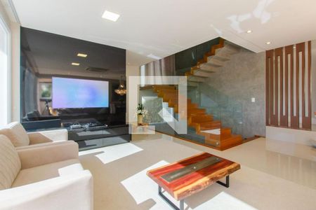 Sala de casa de condomínio para alugar com 5 quartos, 448m² em João Paulo, Florianópolis