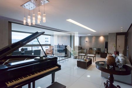 sala de apartamento para alugar com 3 quartos, 201m² em Vila da Serra, Nova Lima