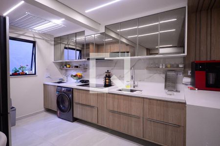 Sala/Cozinha  de apartamento à venda com 2 quartos, 52m² em Vila Moinho Velho, São Paulo