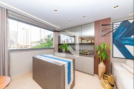 Sala de apartamento à venda com 4 quartos, 172m² em Vila das Flores, Nova Lima