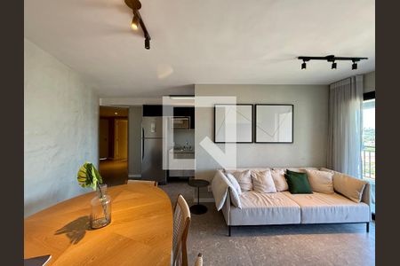 Sala  de apartamento à venda com 3 quartos, 94m² em Vila Cordeiro, São Paulo