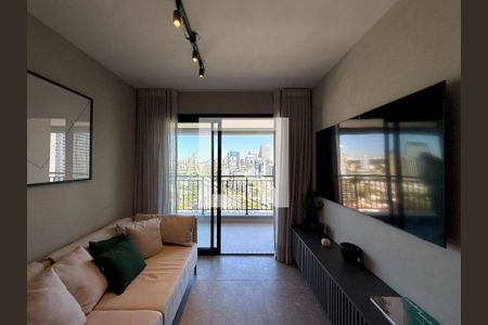 Sala  de apartamento à venda com 3 quartos, 94m² em Vila Cordeiro, São Paulo