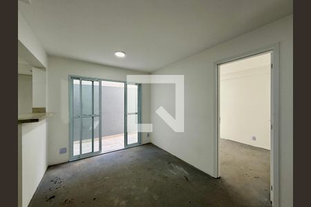 Sala  de apartamento à venda com 1 quarto, 46m² em Santo Amaro, São Paulo
