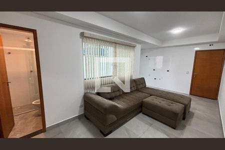 Sala de apartamento para alugar com 2 quartos, 100m² em Vila Valparaíso, Santo André