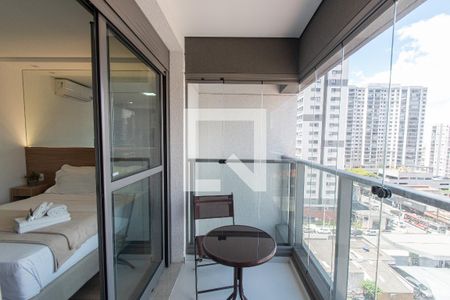 Varanda de kitnet/studio para alugar com 1 quarto, 25m² em Ipiranga, São Paulo