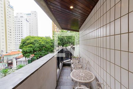 Varanda da Sala de apartamento à venda com 4 quartos, 155m² em Pompeia, São Paulo