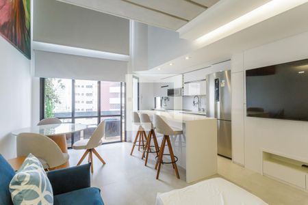Sala de apartamento para alugar com 1 quarto, 60m² em Planalto Paulista, São Paulo