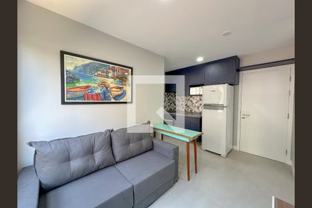 Sala/Cozinha de apartamento para alugar com 2 quartos, 33m² em Barra Funda, São Paulo