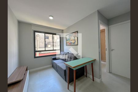 Sala/Cozinha de apartamento para alugar com 2 quartos, 33m² em Barra Funda, São Paulo