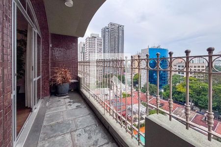 Varanda Sala de apartamento para alugar com 4 quartos, 165m² em Pinheiros, São Paulo