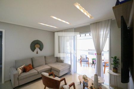 Sala de apartamento à venda com 3 quartos, 107m² em Santo Antônio, São Caetano do Sul