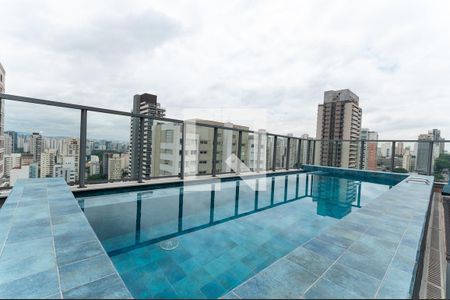 Área Comum - Piscina de kitnet/studio para alugar com 1 quarto, 24m² em Perdizes, São Paulo
