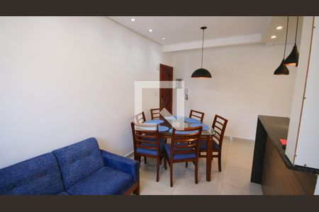 Sala de apartamento para alugar com 1 quarto, 44m² em Boqueirão, Praia Grande