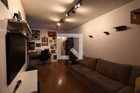 Sala de apartamento à venda com 3 quartos, 96m² em Vila Scarpelli, Santo André