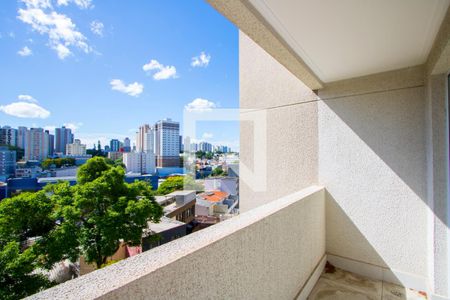 Varanda da sala de apartamento à venda com 2 quartos, 64m² em Jardim Bela Vista, Santo André