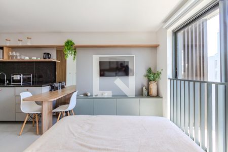 Sala/Quarto de kitnet/studio para alugar com 1 quarto, 30m² em Auxiliadora, Porto Alegre