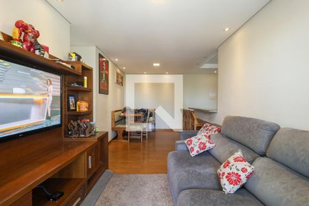 Sala de apartamento à venda com 3 quartos, 80m² em Chácara Agrindus, Taboão da Serra