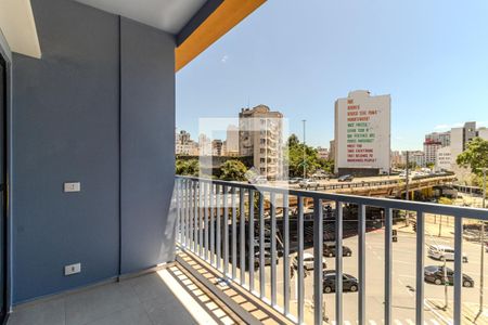 Varanda de kitnet/studio para alugar com 1 quarto, 33m² em República, São Paulo