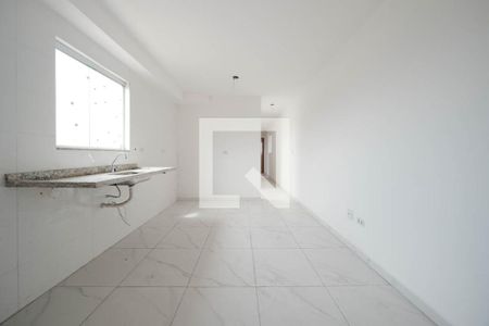 Sala/Cozinha de apartamento para alugar com 2 quartos, 52m² em Vila Guilhermina, São Paulo