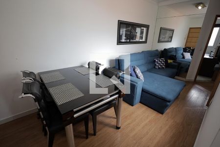 Sala de apartamento à venda com 2 quartos, 77m² em Vila Scarpelli, Santo André