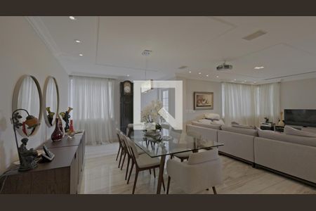 Sala de Jantar de casa de condomínio à venda com 5 quartos, 733m² em Vila Castela, Nova Lima