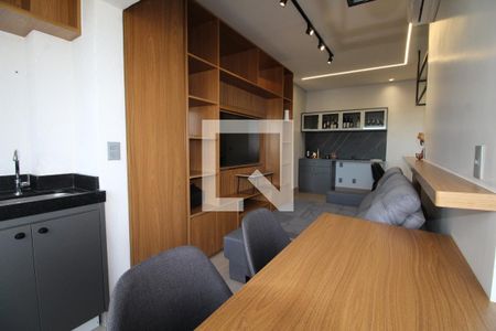 Sala de apartamento para alugar com 1 quarto, 52m² em Parque Residencial Aquarius, São José dos Campos