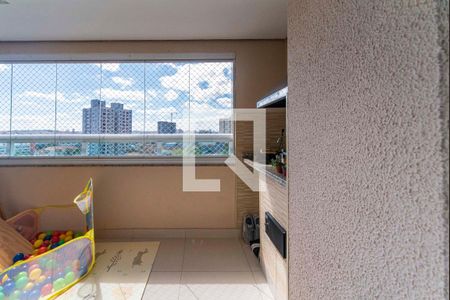 Varanda Gourmet de apartamento à venda com 3 quartos, 78m² em Campestre, Santo André