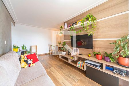 Sala de apartamento à venda com 3 quartos, 78m² em Campestre, Santo André