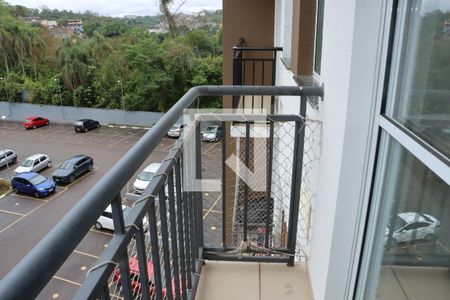 Varanda da Sala de apartamento para alugar com 2 quartos, 47m² em Vila Monte Serrat, Cotia