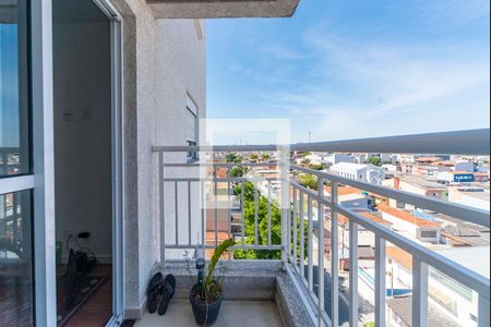 Varanda da Sala de apartamento à venda com 2 quartos, 51m² em Vila Leopoldina, Santo André