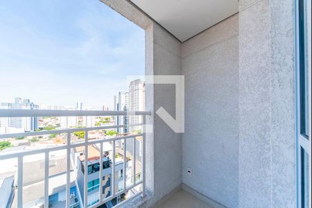 Varanda da Sala de apartamento à venda com 2 quartos, 51m² em Vila Leopoldina, Santo André