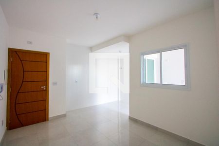 Sala/Cozinha de apartamento à venda com 2 quartos, 60m² em Vila Alzira, Santo André