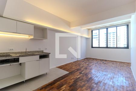 Sala de apartamento para alugar com 1 quarto, 46m² em República, São Paulo