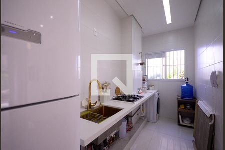 Sala/Cozinha  de apartamento à venda com 2 quartos, 47m² em Vila Água Funda, São Paulo