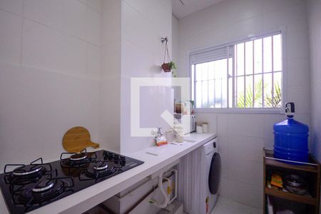 Sala/Cozinha  de apartamento à venda com 2 quartos, 47m² em Vila Água Funda, São Paulo
