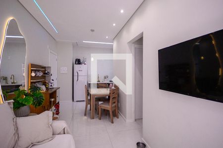 Sala/Cozinha  de apartamento à venda com 2 quartos, 47m² em Vila Água Funda, São Paulo