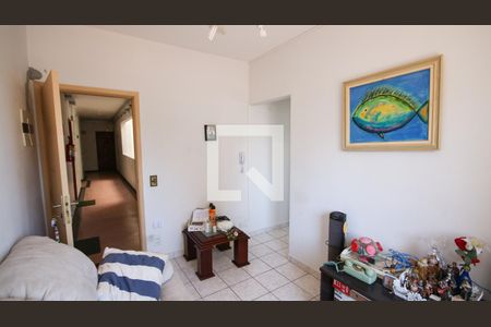 Sala de apartamento para alugar com 1 quarto, 60m² em Boqueirão, Praia Grande