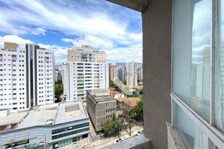 Varanda da Sala de apartamento para alugar com 3 quartos, 100m² em Santo Agostinho, Belo Horizonte