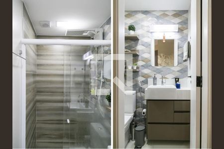 Banheiro de apartamento à venda com 1 quarto, 38m² em Bela Vista, São Paulo