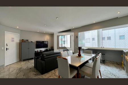sala  de apartamento à venda com 4 quartos, 190m² em Buritis, Belo Horizonte