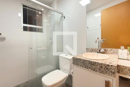 Banheiro da Suíte 1 de apartamento para alugar com 2 quartos, 62m² em Cinquentenario, Belo Horizonte