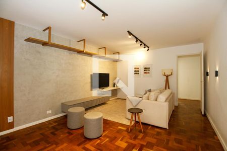 Sala de Estar de apartamento para alugar com 3 quartos, 120m² em Consolação, São Paulo