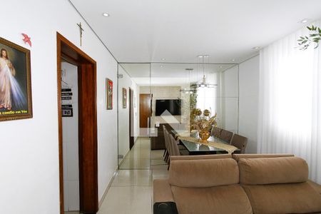 Sala de apartamento para alugar com 3 quartos, 59m² em Nova Granada, Belo Horizonte