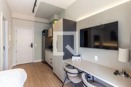 Sala/Quarto de apartamento para alugar com 1 quarto, 26m² em Vila Cordeiro, São Paulo
