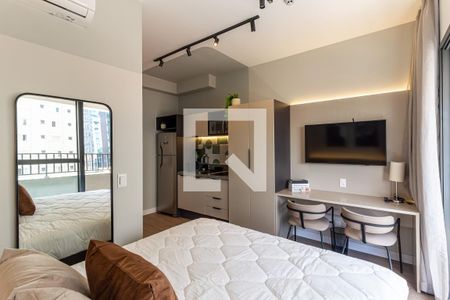 Sala/Quarto de apartamento para alugar com 1 quarto, 26m² em Vila Cordeiro, São Paulo