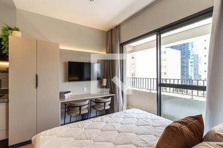 Sala/Quarto de apartamento para alugar com 1 quarto, 26m² em Vila Cordeiro, São Paulo