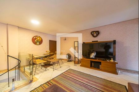 Sala da Cobertura de apartamento à venda com 2 quartos, 130m² em Vila Curuçá, Santo André