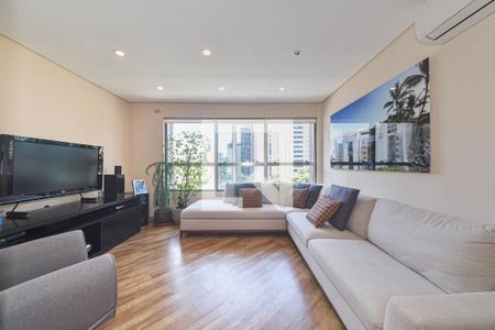 Sala de apartamento à venda com 2 quartos, 70m² em Cidade Monções, São Paulo