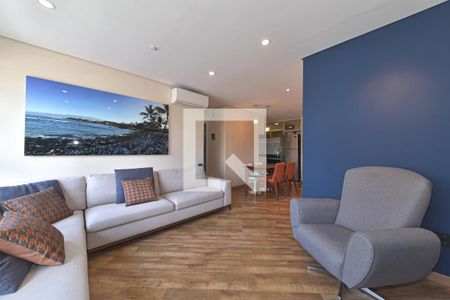 Sala de apartamento à venda com 2 quartos, 70m² em Cidade Monções, São Paulo