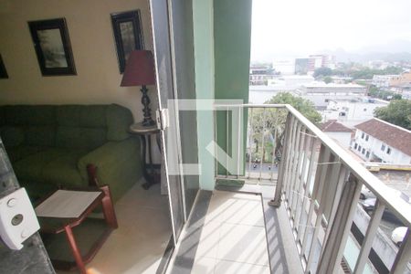 Varanda da Sala de apartamento à venda com 2 quartos, 74m² em Taquara, Rio de Janeiro